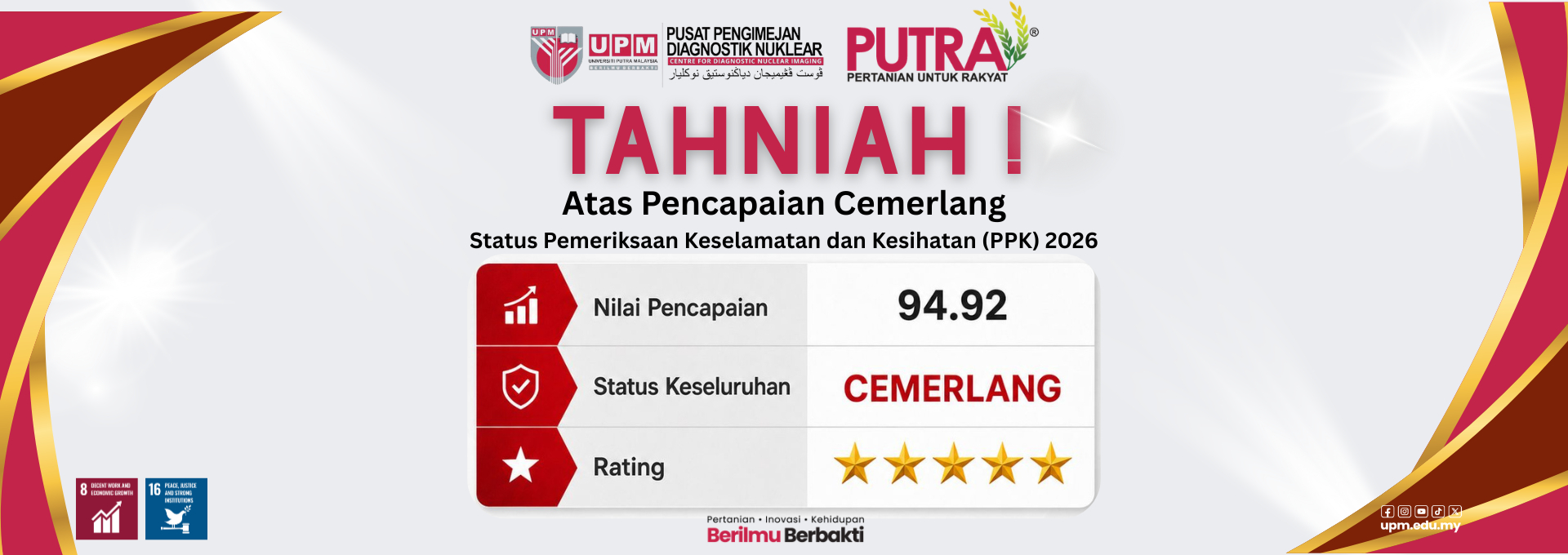 PPDN’s Excellent Achievement in the 2026 Safety and Health Inspection (PKK)
